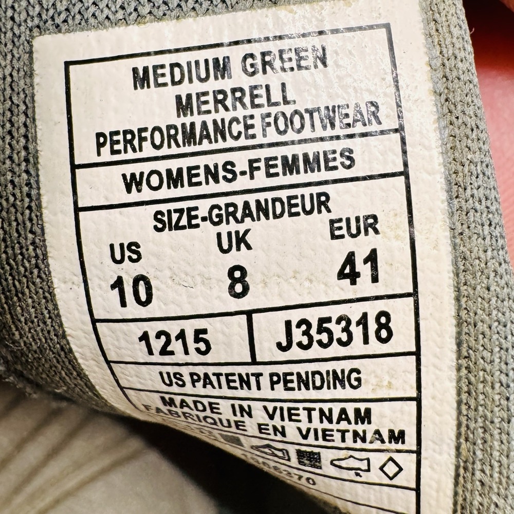 Merrell Azura Wrap Sandals Shoes Womens 10 Brown Green Hiking Comfort - Picture 8 of 8